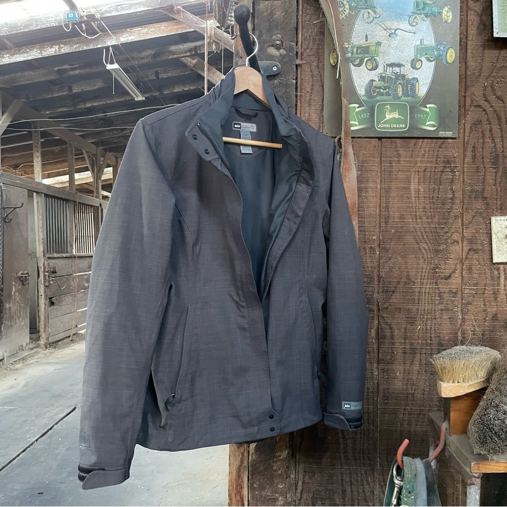 Riding Jacket Rain Coat Hooded Ladies Size S Water Repellent Waterproof - Picture 12 of 13